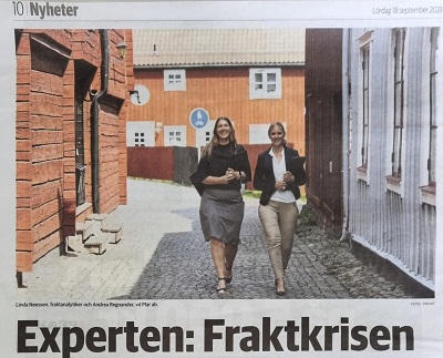 JP-artikel fraktkrisen